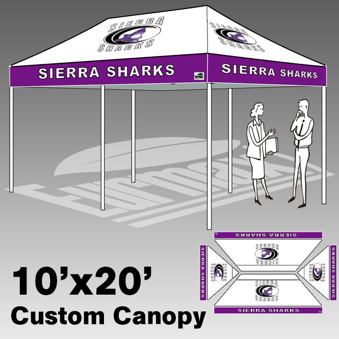 Custom 10x20 Pop Up Canopy