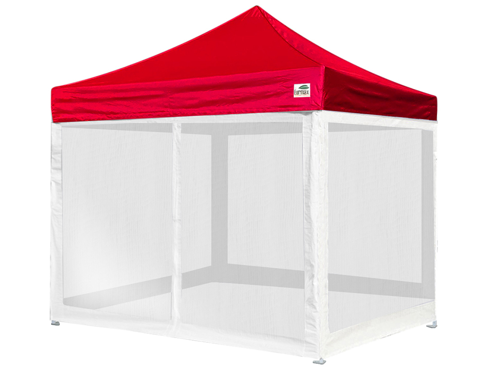 EURMAX Premium 10x10 Pop Up Canopy W Screen Zipper Walls Eurmax