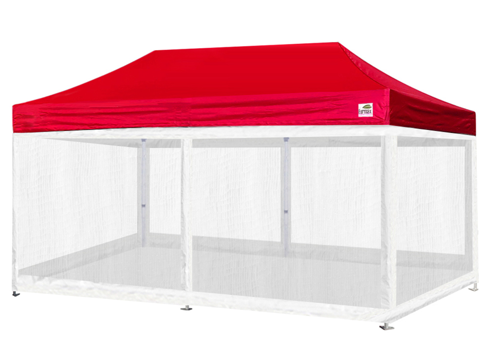 EURMAX Premium 10x20 Pop Up Canopy W/ 4 Screen Zipper Walls - Eurmax.com